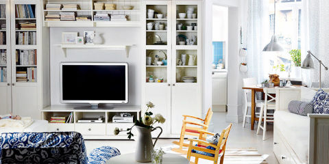 hogar salón verano cambio decoración