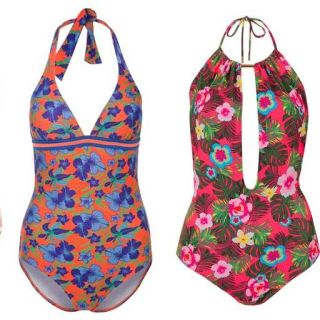 Los bañadores de flores son tu aliado perfecto si pasas de la 'operación biquini' o te has quedado corta. Disimula las curvas, estilizan y hacen un efecto 'push up'. Te ayudarán a ser la más bella del jardín playero o de la piscina. Por Uxía B. Urgoiti.